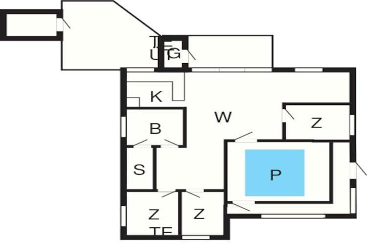 7 Person Holiday Home In Rsted Kare Ngoại thất bức ảnh