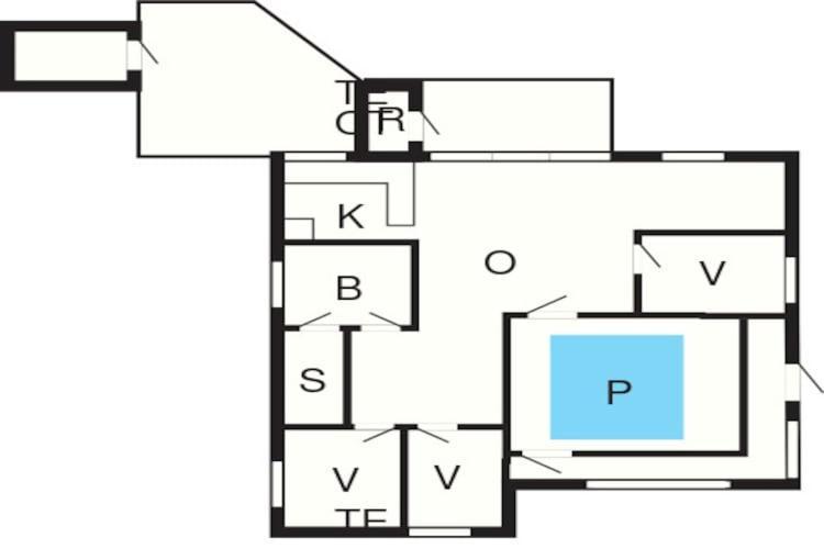7 Person Holiday Home In Rsted Kare Ngoại thất bức ảnh